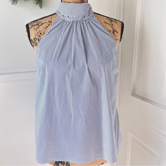 Stitchfix 41 Hawthorn Kerrianne Tie Back Halter Top NWT - Picture 3 of 12